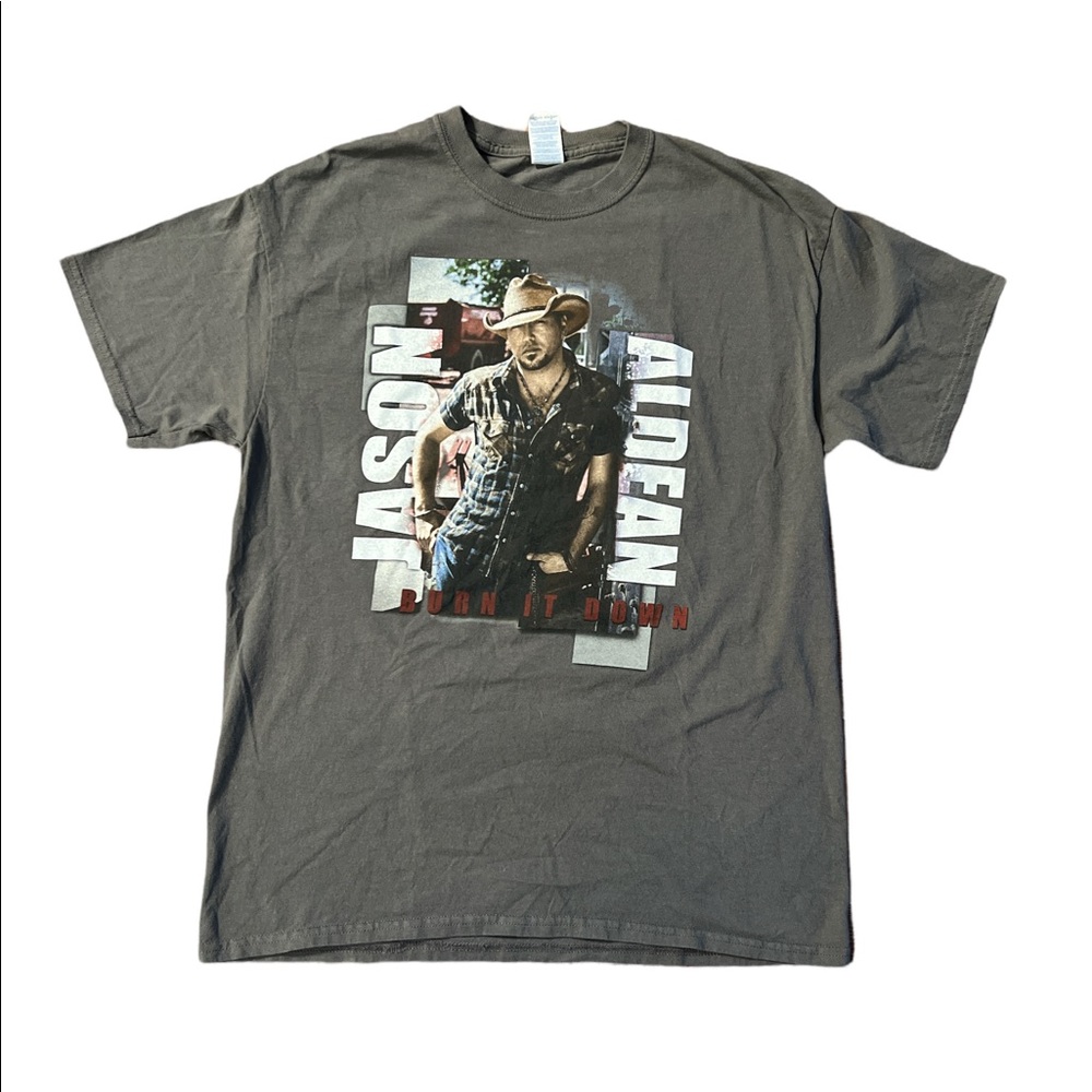 Jason Aldean 2015 “Burn it Down” tour T-shirt Mens size L